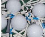 Golf balls and tees